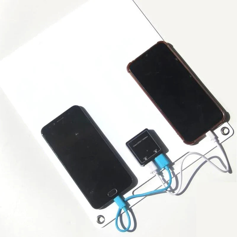 100W Solar Plate – 5V Flexible Solar Panel with Dual USB Ports for Outdoor Charging-4